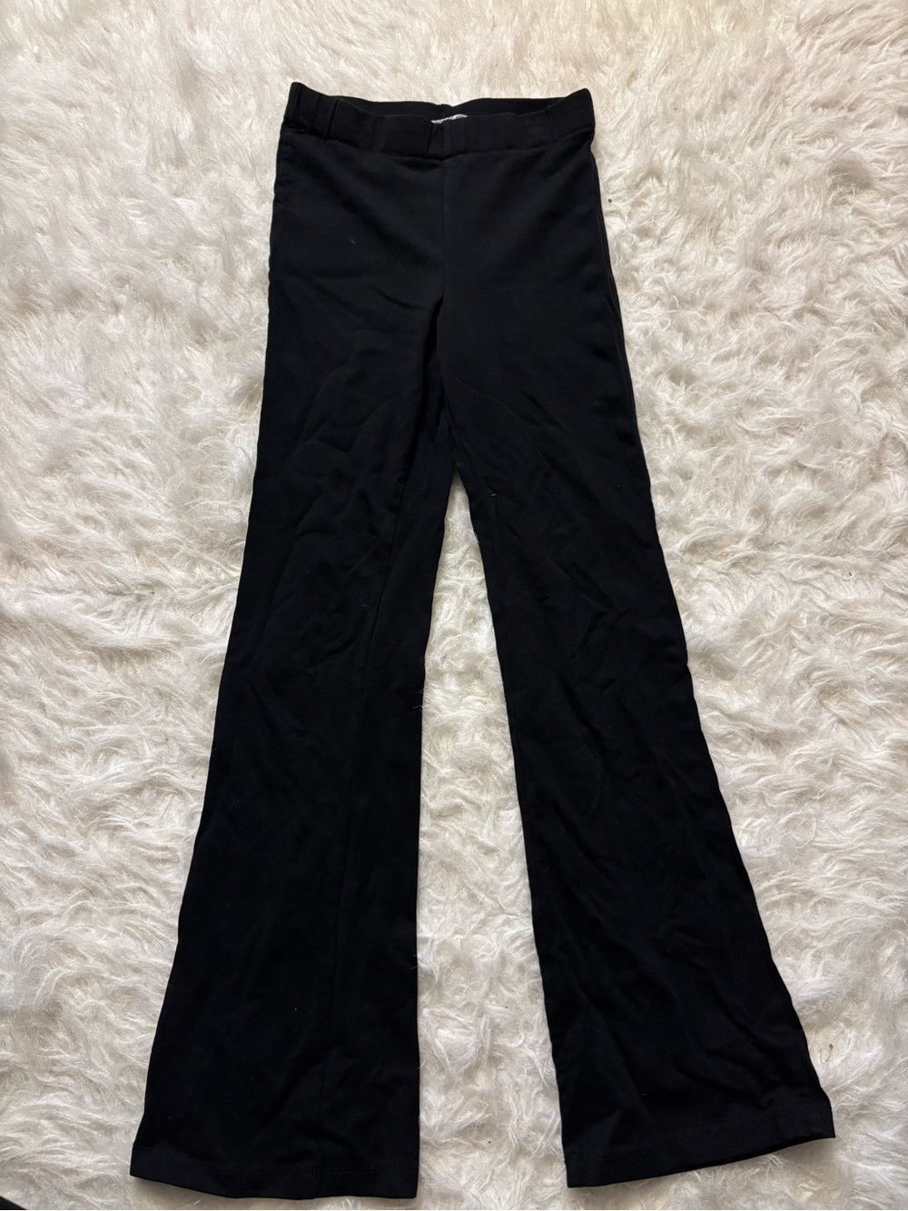 H&M Black Boot-Cut Flare Pants